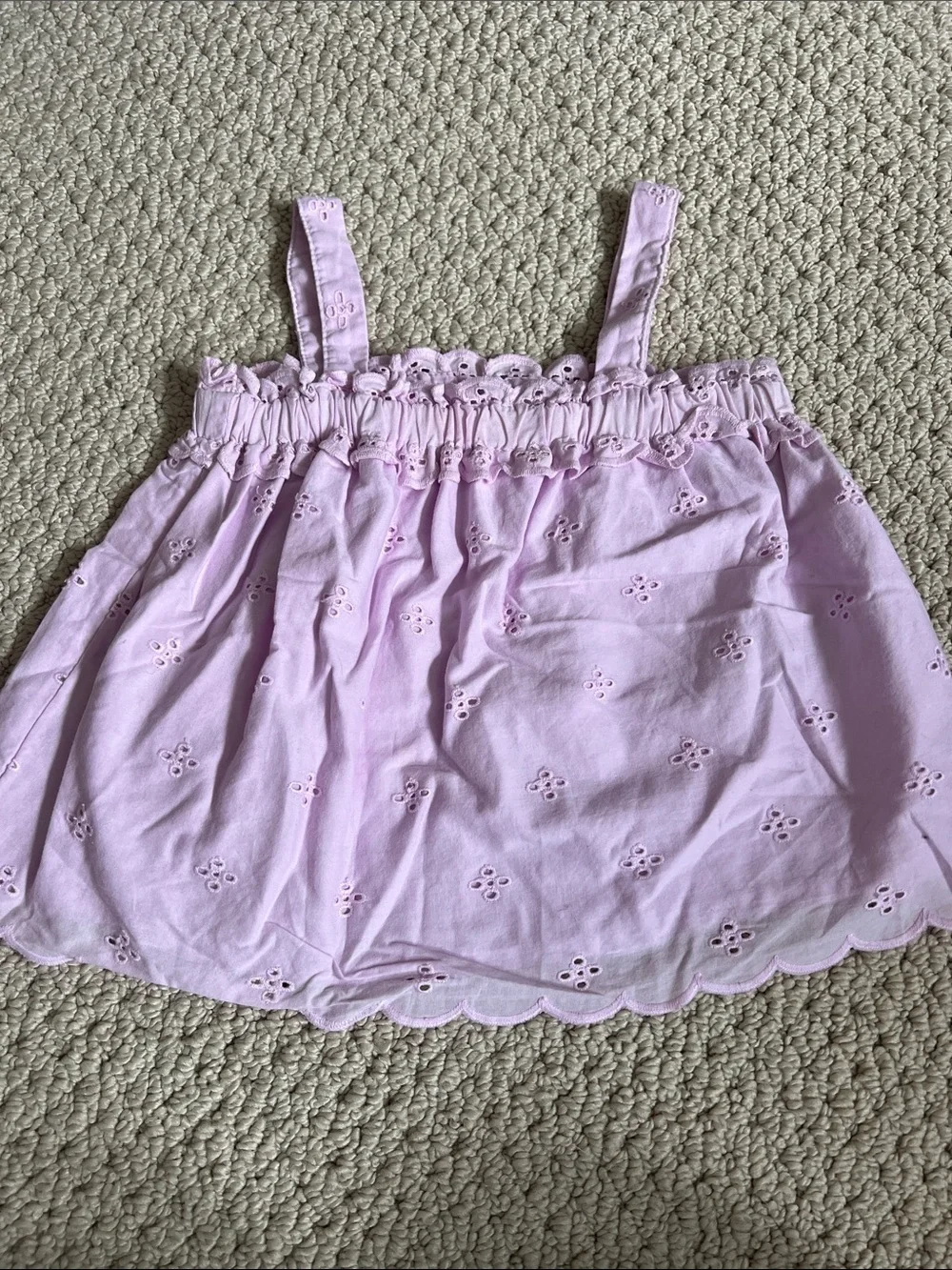 BabyGAP Lavender Eyelet Tank Top